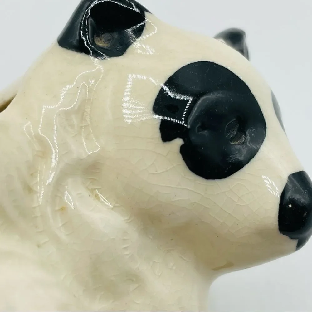 Vintage Small Panda Planter